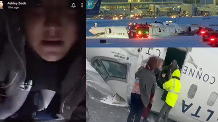 Takla atıp ters dönen uçağın içinden yeni görüntüler Yolcular dehşeti böyle anlattı: Hepimiz yarasa gibi asılı kaldık Takla atıp ters dönen uçağın içinden yeni görüntüler Yolcular dehşeti böyle anlattı: Hepimiz yarasa gibi asılı kaldık