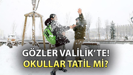 BUGÜN OKULLAR TATİL Mİ 19 ŞUBAT ÇARŞAMBA: 9 ilde eğitime kar engeli Ankara ve İstanbulda okullar bugün tatil mi, okul var mı, okullar nerelerde tatil edildi