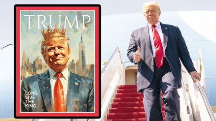 Trump bunu da yaptı Kendini 1 ayda kral ilan etti