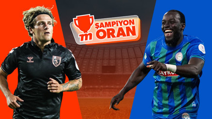 Karadeniz derbisinde Samsunspor ile Rizespor karşı karşıya Şampiyon Oran farkı Mislide...