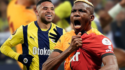 Galatasaray Fenerbahçe derbisi öncesi golcü detayı Nesyri Osimheni geçti