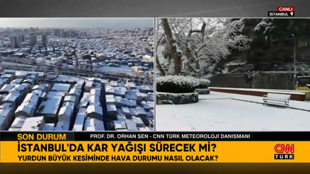İstanbulda kar yağışı sürecek mi İstanbulda kar yağışı sürecek mi