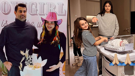 Demirel çiftinin büyük mutluluğu... Hoş geldin ailemizin en minik üyesi