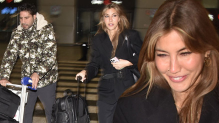 Çağla Şıkel ve sevgilisi Londradan döndü