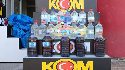 Adanada 750 litre sahte içki ele geçirildi