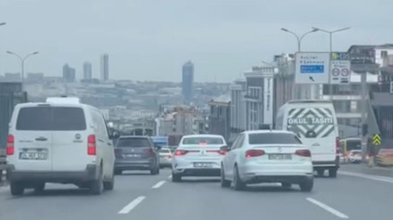 Beylikdüzünde makas atan sürücüye para cezası kesildi