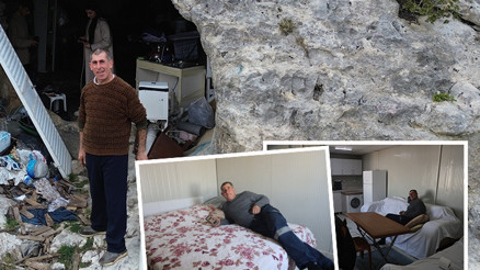 Mağarada yaşayan adama Valilikten hediye... Yine de mutlu olmadı: Orada daha huzurluydum