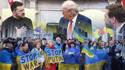 Brükselde Trump protestosu...