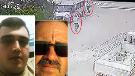 Baba ile oğlunu 30 bin lira için öldürmüştü Adliye çıkışında taraflar arasında tartışma