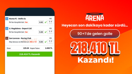 Heyecan son dakikaya kadar sürdü… 90+1’de gelen golle 218.410 TL kazandı