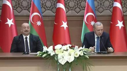 Azerbaycan Cumhurbaşkanı İlham Aliyev, Iğdır-Nahçıvan Doğalgaz Boru Hattı Açılış Töreni’nde açıklama yaptı