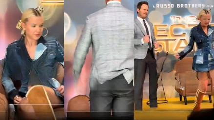 Sosyal medya onu konuşuyor: Mini etek giyen rol arkadaşına siper oldu… Tam bir centilmen