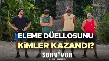 SURVİVORDA ELENEN İSİM BELLİ OLDU MU, KİM ELENDİ Son bölümde (7 Mart) Survivor eleme düellosunu ve 4. dokunulmazlık oyununu kim kazandı, eleme adayı kim oldu Eleme düellosundan çıkan 2 isim belli oldu