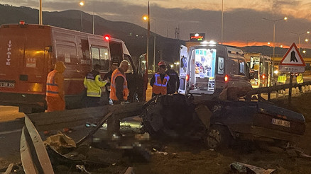 Anadolu Otoyolunda korkunç kazada 3 can kaybı