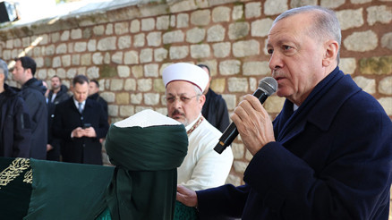 Cumhurbaşkanı Erdoğan, Kasım Yağcıoğlunun cenazesine katıldı