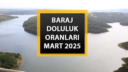 İSTANBUL BARAJ DOLULUK ORANI 13 MART GÜNCEL (En son veriler) || İSKİ baraj doluluk oranı ne kadar Büyükçekmece, Ömerli, Terkos ve ve diğer barajlarda su seviyesi yüzde kaç