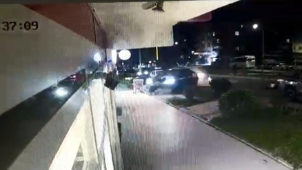 Tekirdağdaki feci kazanın görüntüleri ortaya çıktı Alkollü sürücünün otomobille yayalara çarpıp, markete girdii