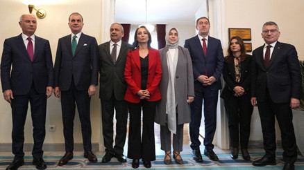 DEM Parti heyetinden AK Parti ve MHPye ziyaret DEM Parti heyetinden AK Parti ve MHPye ziyaret