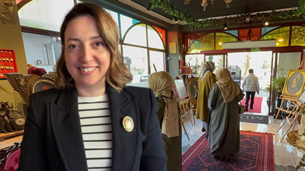 Genç kadının yeteneği bulaşıkçılık yaptığı işletmede gün yüzüne çıktı | Ayşegül harika işler başardı