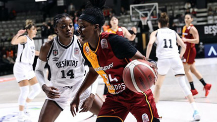 Kadın basketbolda Beşiktaş-Galatasaray derbisi oynanacak