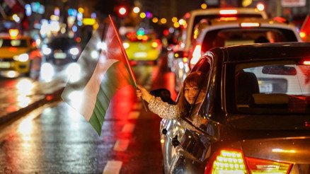 İstanbulda Gazzeye destek için büyük araç konvoyu düzenlendi
