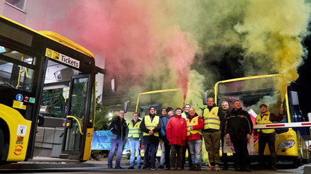 Berlin’de toplu taşıma çalışanları 2 günlük greve gitti