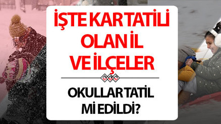 BUGÜN OKULLAR TATİL Mİ 21 MART 2025 CUMA | Son dakika: Valilik açıklamaları Kayseri, Konya, Ordu, Giresunda bugün okullar tatil oldu mu, kar tatili olacak mı, okul var mı Gözler Valilik son dakika duyurularında... İşte eğitim öğretime ara verilen iller ve ilçeler