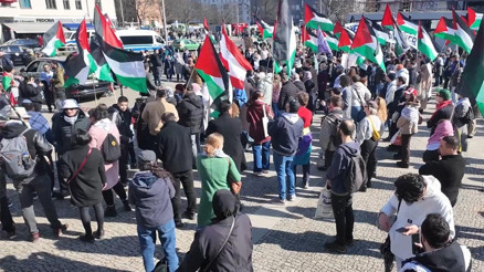 İki başkentte İsrail protestosu