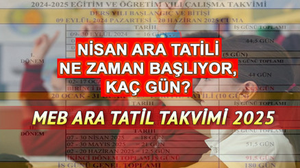 NİSAN (İKİNCİ) ARA TATİL TARİHLERİ 2025 (GÜNCEL MEB NİSAN TATİL TAKVİMİ) || Nisan ara tatil ne zaman başlıyor, kaç gün sürecek, bu Cuma mı İlkokul, ortaokul, lise ara tatili Ramazan Bayramı tatili ile birleşecek mi, kaç gün olacak