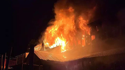 Uludağda otelde yangın çıktı Uludağda otelde yangın çıktı