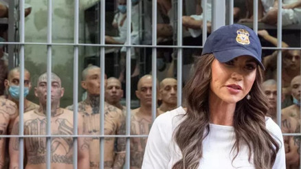 ABD İç Güvenlik Bakanı Kristi Noem, El Salvador’da suçluların tutulduğu hapishaneyi ziyaret etti ABD İç Güvenlik Bakanı Kristi Noem, El Salvador’da suçluların tutulduğu hapishaneyi ziyaret etti