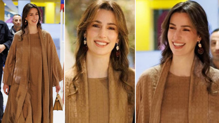 Son iki yıldır dünyanın en ünlü gelini... Yine kaftanını giydi