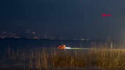 Sapanca Gölünde kum fırtınası: 1 kanocu kayboldu