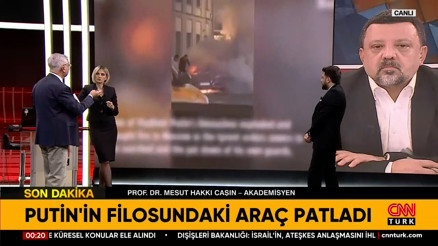 Putine suikast girişimi iddiası Filosundaki limuzin alev aldı Putine suikast girişimi iddiası Filosundaki limuzin alev aldı