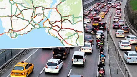 İstanbul’da bayramın ilk gününde trafik yoğunluğu