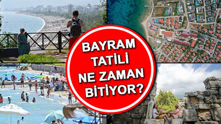 BAYRAM TATİLİ 2025 NE ZAMAN BİTECEK | Ramazan Bayramı tatili kaç gün, bayram tatili hangi gün bitiyor İşte, 2025 Ramazan Bayramı tatil günleri