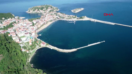Amasrada bayram yoğunluğu; ilçeye 4 günde 14 bin 600 araç giriş yaptı