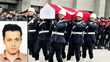 Şehit bekçiye hazin veda