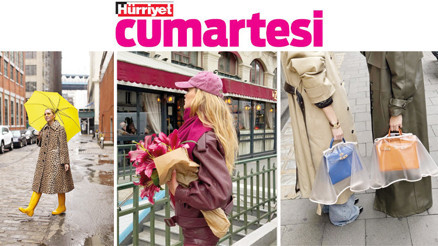 Bahar yağmuru altında...