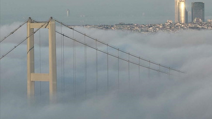 İstanbulda sis etkili oluyor