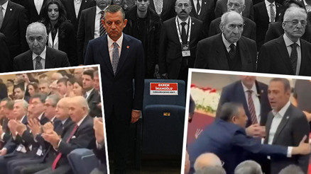 CHP kurultayında Özgür Özel ile Berhan Şimşek arasında tartışma