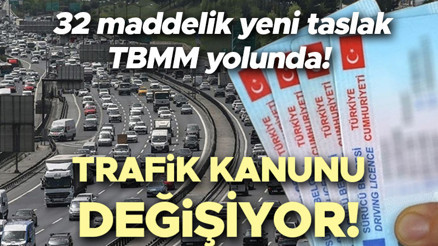 Trafik kanunu maddeleri değişiyor Bakan Yerlikaya duyurdu: Kural ihlalinde caydırıcılık artacak... 32 maddelik yeni taslak TBMM yolunda