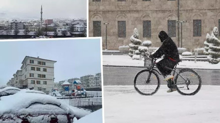 Kar yağışı etkili oldu, nisan ayında birçok kent beyaz örtüyle kaplandı: Meteorolojiden yeni uyarı