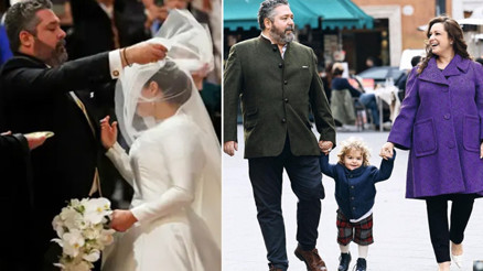 Dillere destan bir düğünle evlenmişlerdi... İkinci bebeğin eli kulağında... Mutlu aile büyüyor