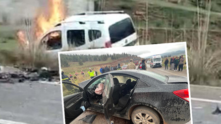 Otomobil ile hafif ticari araç kafa kafaya çarpıştı: 2 ölü, 2 yaralı