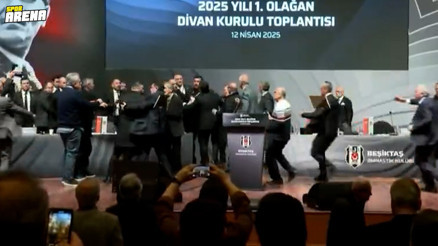 Beşiktaş Divan Kurulunda ortalık karıştı Hasan Arata yumruklu saldırı