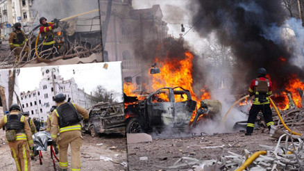 Rusya balistik füzelerle vurdu: 32 ölü, 84 yaralı Rusya balistik füzelerle vurdu: 32 ölü, 84 yaralı