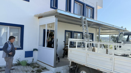 Bodrum’da kaçak villanın yıkımı için çalışma başlatıldı