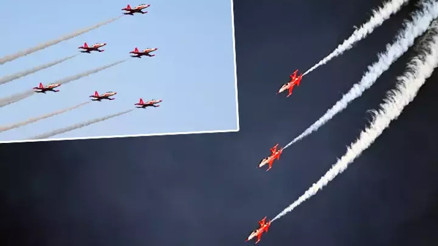 Türk Yıldızlarının prova uçuşu büyüledi