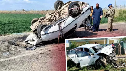 Şanlıurfa’da iki otomobil çarpıştı: 3 ölü, 2 yaralı